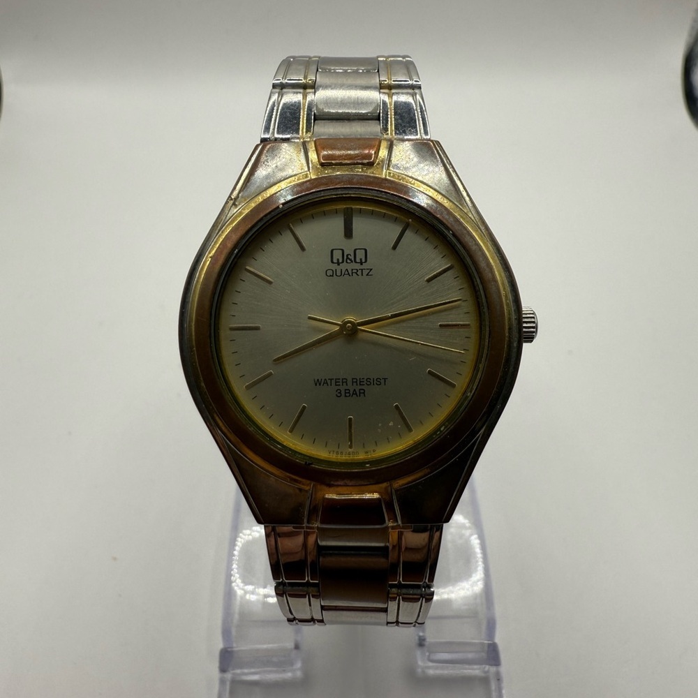 Q&Q by Citizen Women's Watch 32MM 2-Tone Bracelet Dial Wrist (New Battery) - Picture 2 of 10